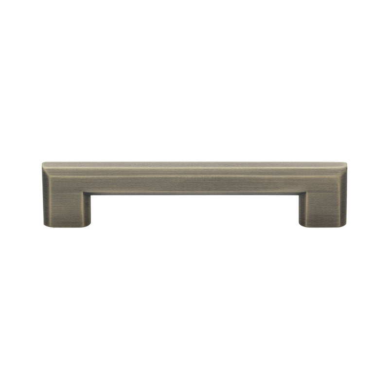 Binary Pull Handle Distressed Brass Finish - VF086 128-DB - Choice Handles