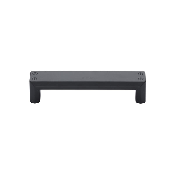 Platform Pull Handle Black Matt Finish - VF087 128-BLK - Choice Handles