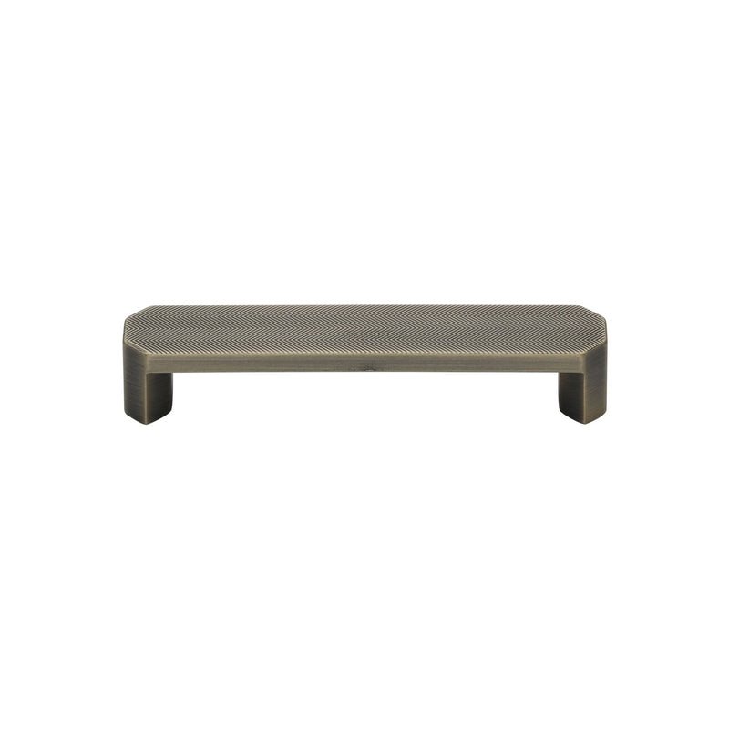 Canyon Pull Handle Distressed Brass Finish - VF088 128-DB - Choice Handles