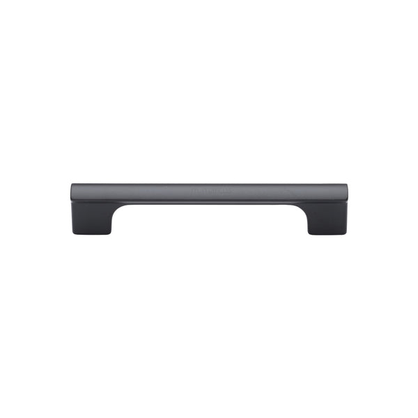 Vault Pull Handle 128mm Black Matt Finish - VF102 128-BLK - Choice Handles