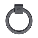 Ring Pull Black Matt Finish - VF163 60-BLK - Choice Handles