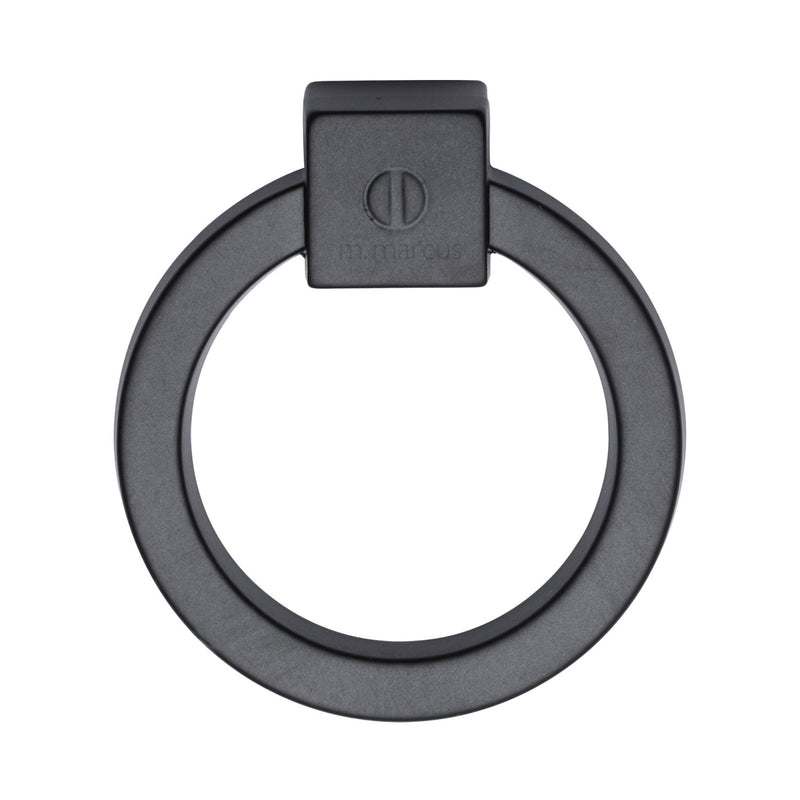 Ring Pull Black Matt Finish - VF163 60-BLK - Choice Handles