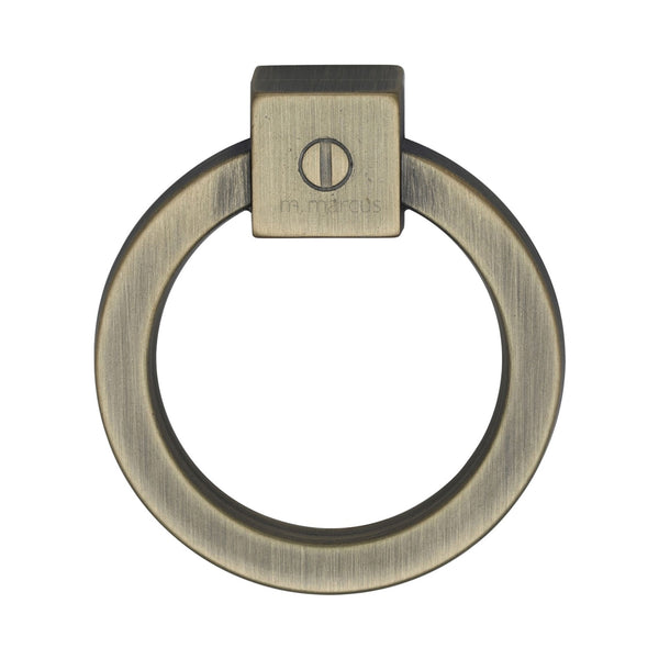 Ring Pull Distressed Brass Finish - VF163 60-DB - Choice Handles