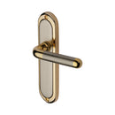 Heritage Brass Door Handle Lever Latch Vienna Design Jupiter finish - VIE3310-JP - Choice Handles