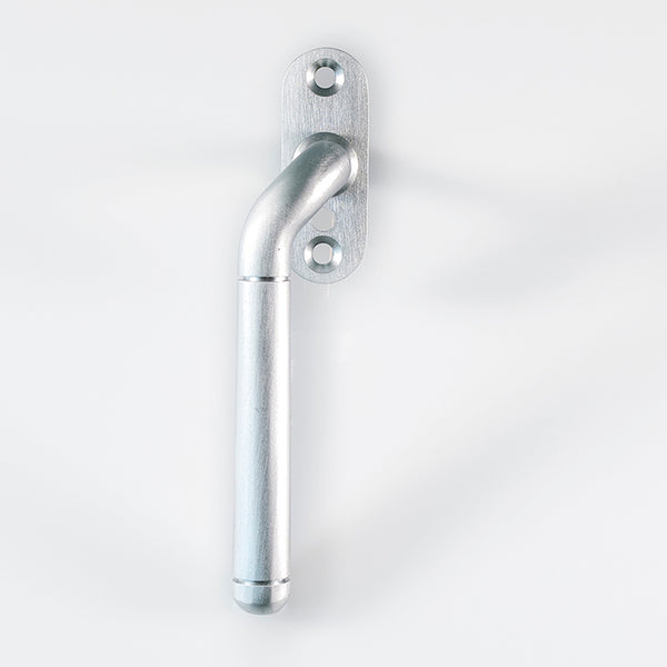 Carlisle Brass - Cranked Locking Espag. Handle Left Hand 110mm - Satin Chrome - V1008LHSC