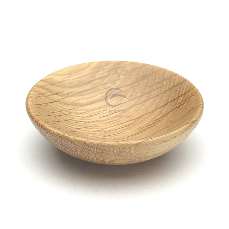 Wooden Cabinet Knob Bowl Design 65mm Oak Finish
 - W4328-65-OAK - Choice Handles