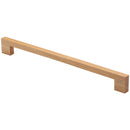Wooden Cabinet Pull Handle Urban Design 288mm Oak Finish
 - W7490-288-OAK - Choice Handles