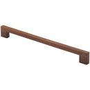 Wooden Cabinet Pull Handle Urban Design 288mm Walnut Finish
 - W7490-288-WAL - Choice Handles