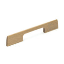 Wooden Cabinet Pull Handle Slim Metro Design 160mm Oak Finish
 - W7791-160-OAK - Choice Handles