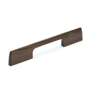 Wooden Cabinet Pull Handle Slim Metro Design 160mm Walnut Finish
 - W7791-160-WAL - Choice Handles