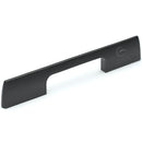Wooden Cabinet Pull Handle Slim Metro Design 224mm Black Ash Finish
 - W7791-224-ASH - Choice Handles