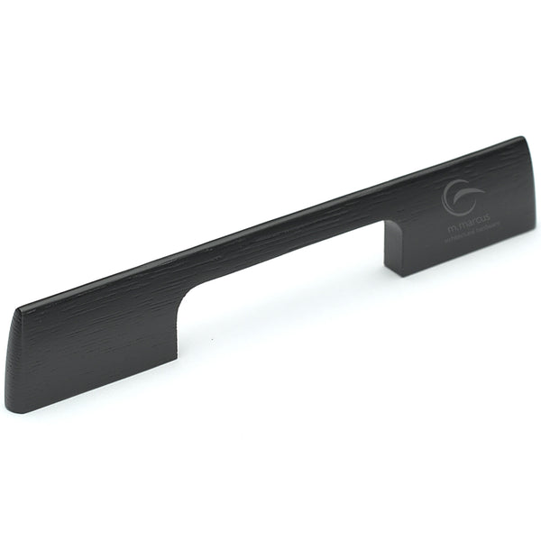 Wooden Cabinet Pull Handle Slim Metro Design 224mm Black Ash Finish
 - W7791-224-ASH - Choice Handles