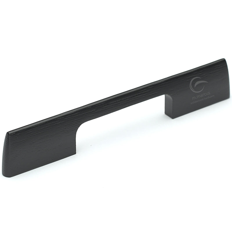 Wooden Cabinet Pull Handle Slim Metro Design 224mm Black Ash Finish
 - W7791-224-ASH - Choice Handles
