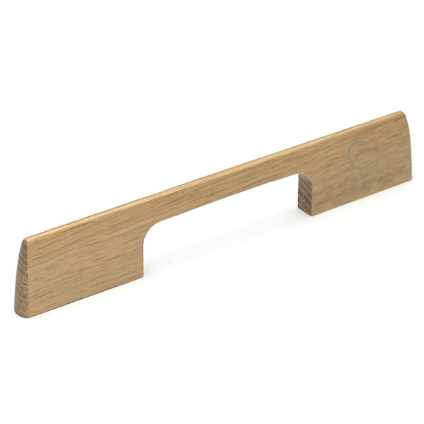 Wooden Cabinet Pull Handle Slim Metro Design 224mm Oak Finish
 - W7791-224-OAK - Choice Handles
