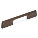 Wooden Cabinet Pull Handle Slim Metro Design 224mm Walnut Finish
 - W7791-224-WAL - Choice Handles