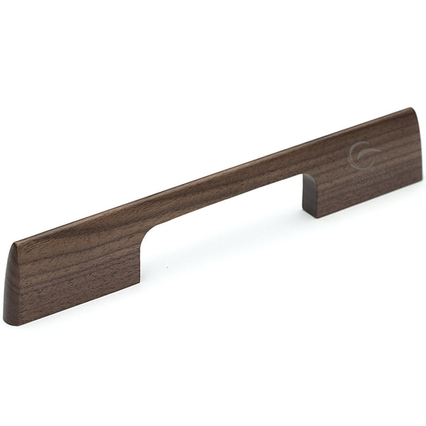 Wooden Cabinet Pull Handle Slim Metro Design 320mm Walnut Finish
 - W7791-320-WAL - Choice Handles