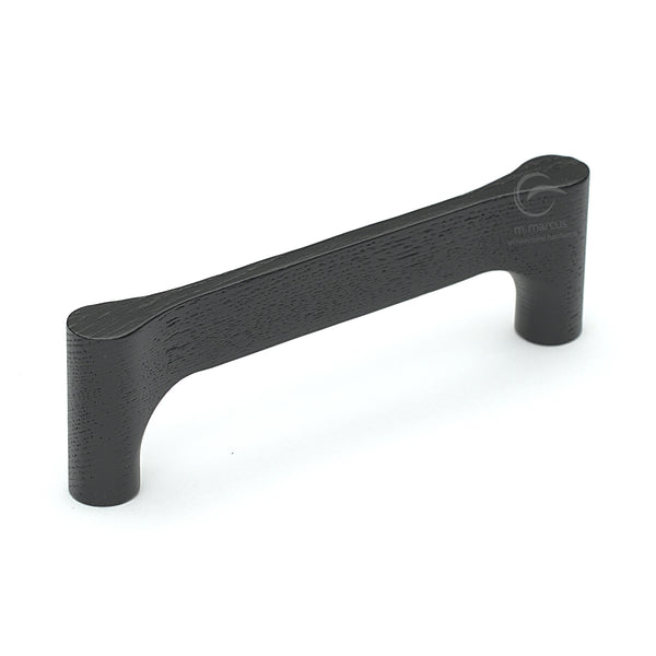 Wooden Cabinet Pull Handle Gio Design 128mm Black Ash Finish
 - W7827-128-ASH - Choice Handles