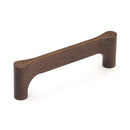 Wooden Cabinet Pull Handle Gio Design 128mm Walnut Finish
 - W7827-128-WAL - Choice Handles