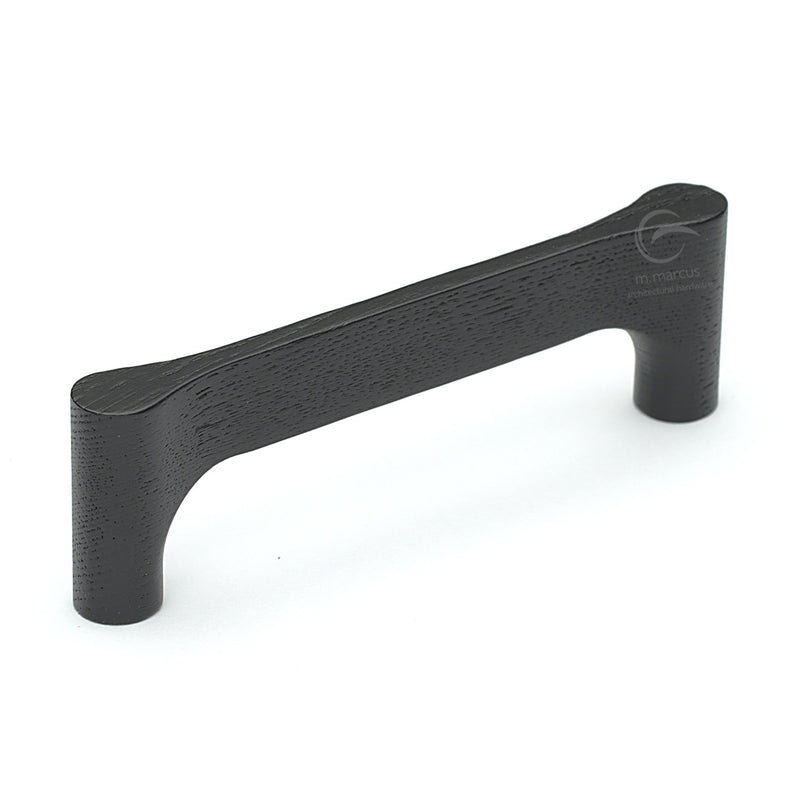 Wooden Cabinet Pull Handle Gio Design 160mm Black Ash Finish
 - W7827-160-ASH - Choice Handles