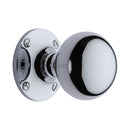 Heritage Brass Mortice Knob Westminster Design Polished Chrome Finish - WES970-PC - Choice Handles
