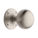 Heritage Brass Mortice Knob Westminster Design Satin Nickel Finish - WES970-SN - Choice Handles