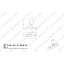 Carlisle Brass - Locking Casement Stay Pin Matt Black - Matt Black - WF17MB - Choice Handles