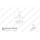Carlisle Brass - Locking Casement Stay Pin - Matt Bronze - WF17MBRZ - Choice Handles