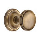 Heritage Brass Mortice Knob on Rose Whitehall Design Antique finish - WHI6429-AT - Choice Handles