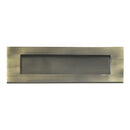 Prima - Victorian Front Door Letter Plate 305mm x 97mm - Antique Brass - XL04E