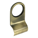 Prima - Round Top Front Door Cylinder Pull 80mm x 41mm - Antique Brass - XL106