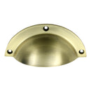 Prima - Cabinet Drawer Pull Handle 90mm x 43mm - Antique Brass - XL159