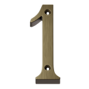 Prima - Door Numeral Screw Fix 76mm - Antique Brass - XL219/1