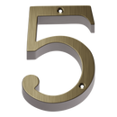 Prima - Door Numeral Screw Fix 76mm - Antique Brass - XL219/5