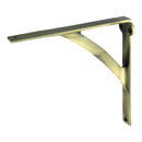 Prima - Shelf Bracket For Wood 200mm x 205mm - Antique Brass - XL468