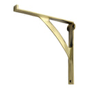 Prima - Shelf Bracket For Glass 203mm x 210mm - Antique Brass - XL471