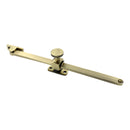 Prima - Window Screw Down Sliding Casement Stay 254mm Long - Antique Brass - XL874