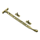 Prima - Window Pear Drop Casement Stay 250mm Long - Antique Brass - XL877