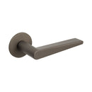 Tupai Exclusivo 5S Line Torrao Lever Door Handle on 5mm Slimline Round Rose - Titanium - XT1967R5STT - Choice Handles