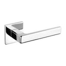 Tupai Exclusivo 5S Line Portel Lever Door Handle on 5mm Slimline Square Rose - Bright Polished Chrome - XT3095S5SPC - Choice Handles