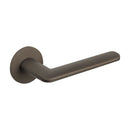 Tupai Exclusivo 5S Line Tavira Lever Door Handle on 5mm Slimline Round Rose - Titanium - XT3098R5STT - Choice Handles