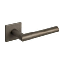 Tupai Exclusivo 5S Line Covela Lever Door Handle on 5mm Slimline Square Rose - Titanium - XT4002S5STT - Choice Handles