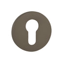 Tupai Exclusivo 5S Line Euro Escutcheons on 5mm Slimline Round Rose - Titanium - XTESCER5STT - Choice Handles