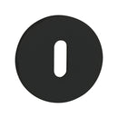 Tupai Exclusivo 5S Line Key Escutcheons on 5mm Slimline Round Rose - Pearl Black - XTESCKR5SMB - Choice Handles