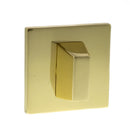 Tupai Exclusivo 5S Line WC Turn and Release *for use with ADBCE* on 5mm Slimline Square Rose - Polished Brass - XTWCS5SPB - Choice Handles