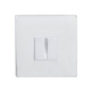 Tupai Exclusivo 5S Line WC Turn and Release *for use with ADBCE* on 5mm Slimline Square Rose - White - XTWCS5SWH - Choice Handles