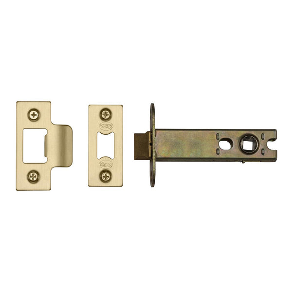 York Architectural Tubular Latch 5" Satin Brass Finish - YKAL5-SB