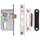 Euro Sash Lock 2 1/2 Polished Chrome &amp  Polished Nickel finish
 - YKASLE2-PC&PN - Choice Handles