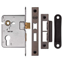 York EuroProfile Sashlock 3" Matt Bronze Finish - YKSLE3N-MB - Choice Handles