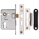 York EuroProfile Sashlock 3" Polished Chrome/Nickel Finish - YKSLE3N-PC&PN - Choice Handles