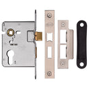 York EuroProfile Sashlock 2 1/2 Satin Nickel/ Chrome Finish
 - YKSLE2N-SN&SC - Choice Handles